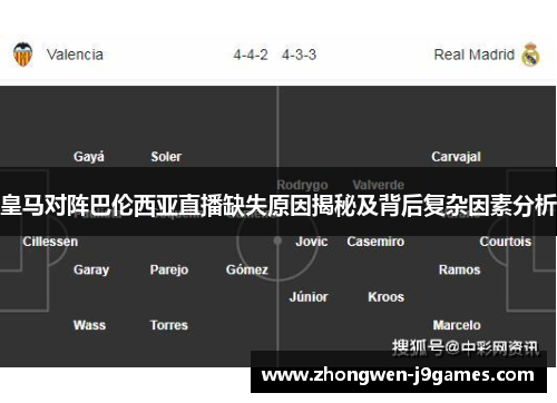 皇马对阵巴伦西亚直播缺失原因揭秘及背后复杂因素分析